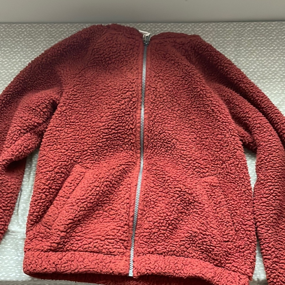 SO fuzzy zip up